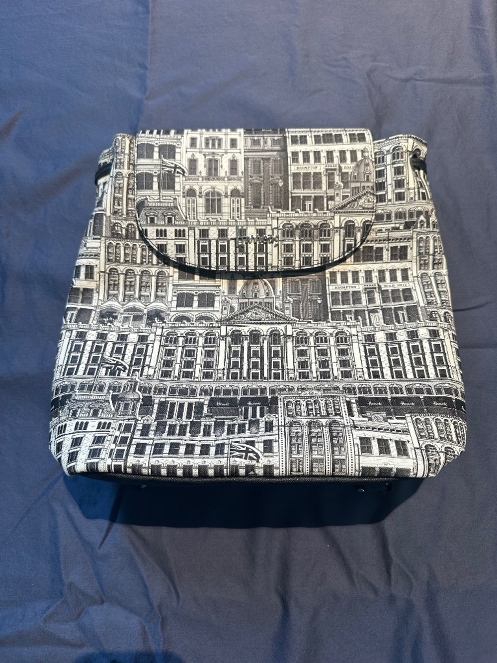 NWT Brompton Road vegan leather backpack from Harrods